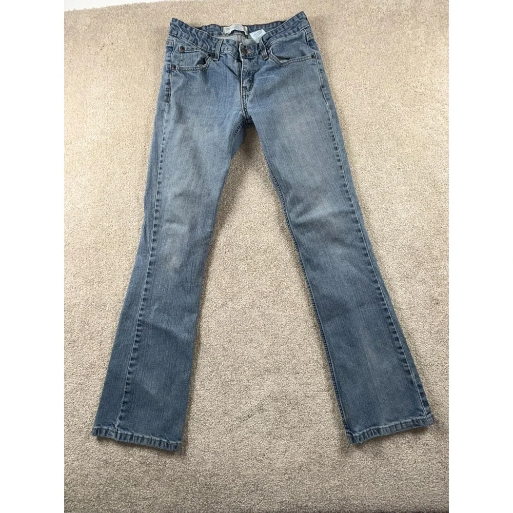 Signature By Levi Strauss & Co Bootcut Jeans Women 4 Blue Denim Stretch Low Rise